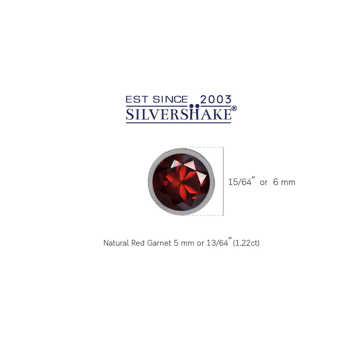 1.22ct. 5mm Petite Natural Round Shape Garnet 925 Sterling Silver Filigree Stud Earrings - Silvershake-store