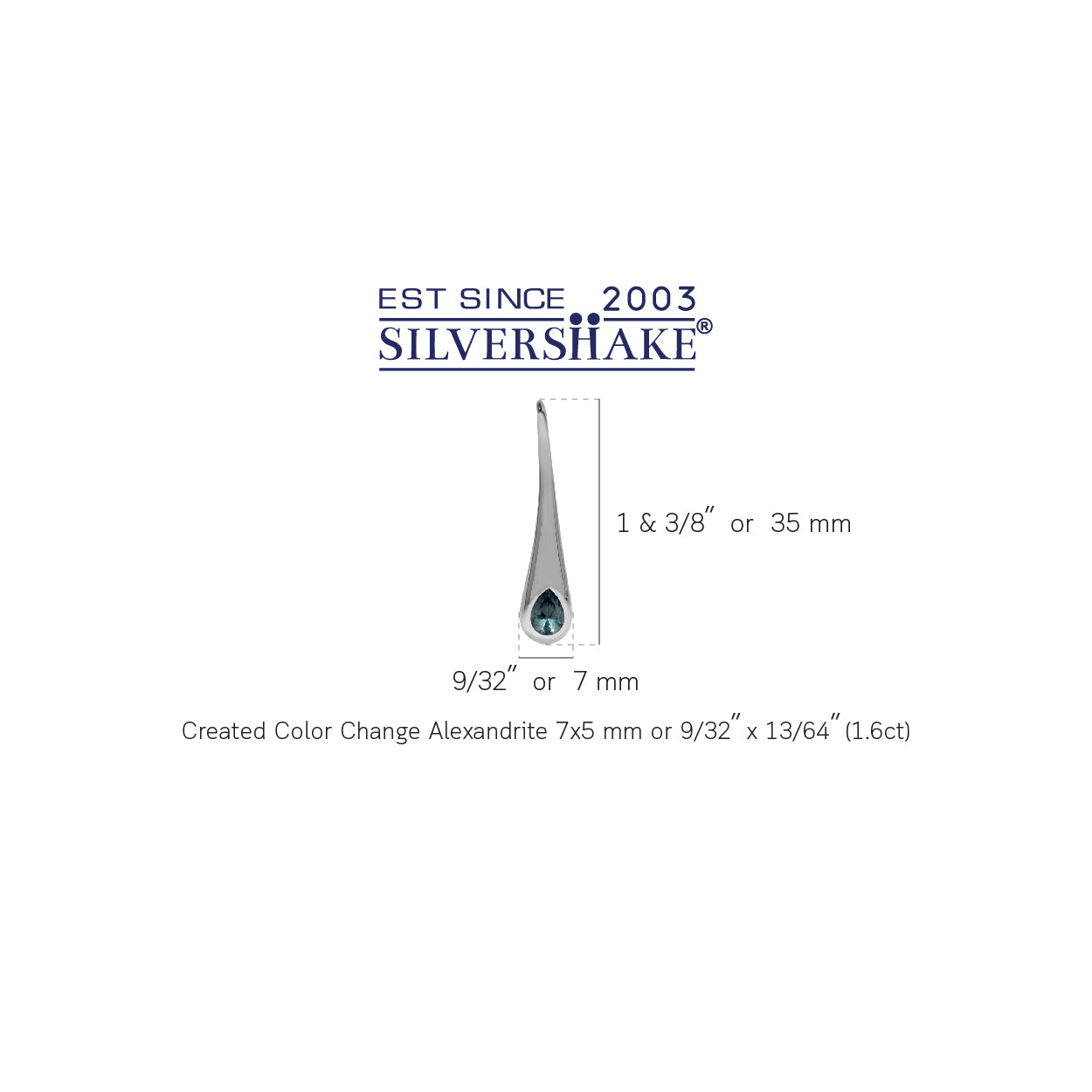 Simulated Color Change Alexandrite White Gold Plated 925 Sterling Silver Modern Style Hook Earrings - Silvershake-store