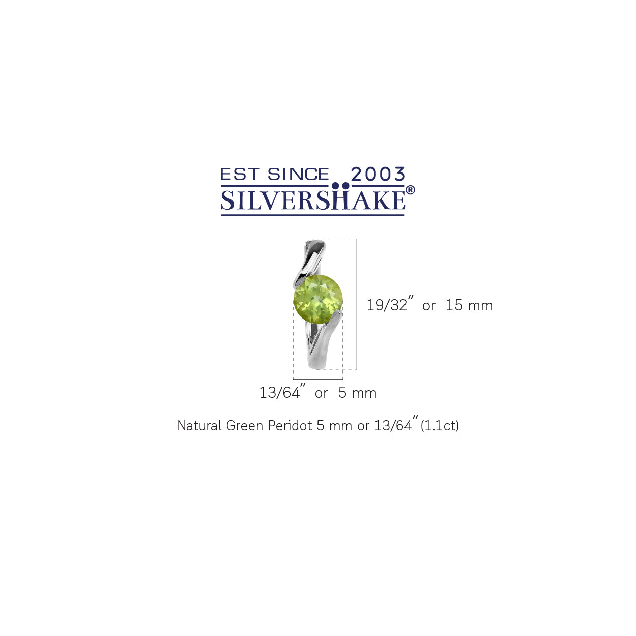 1.1ct. 5mm Natural Round Shape Peridot White Gold Plated 925 Sterling Silver Huggie Hoop Earrings - Silvershake-store