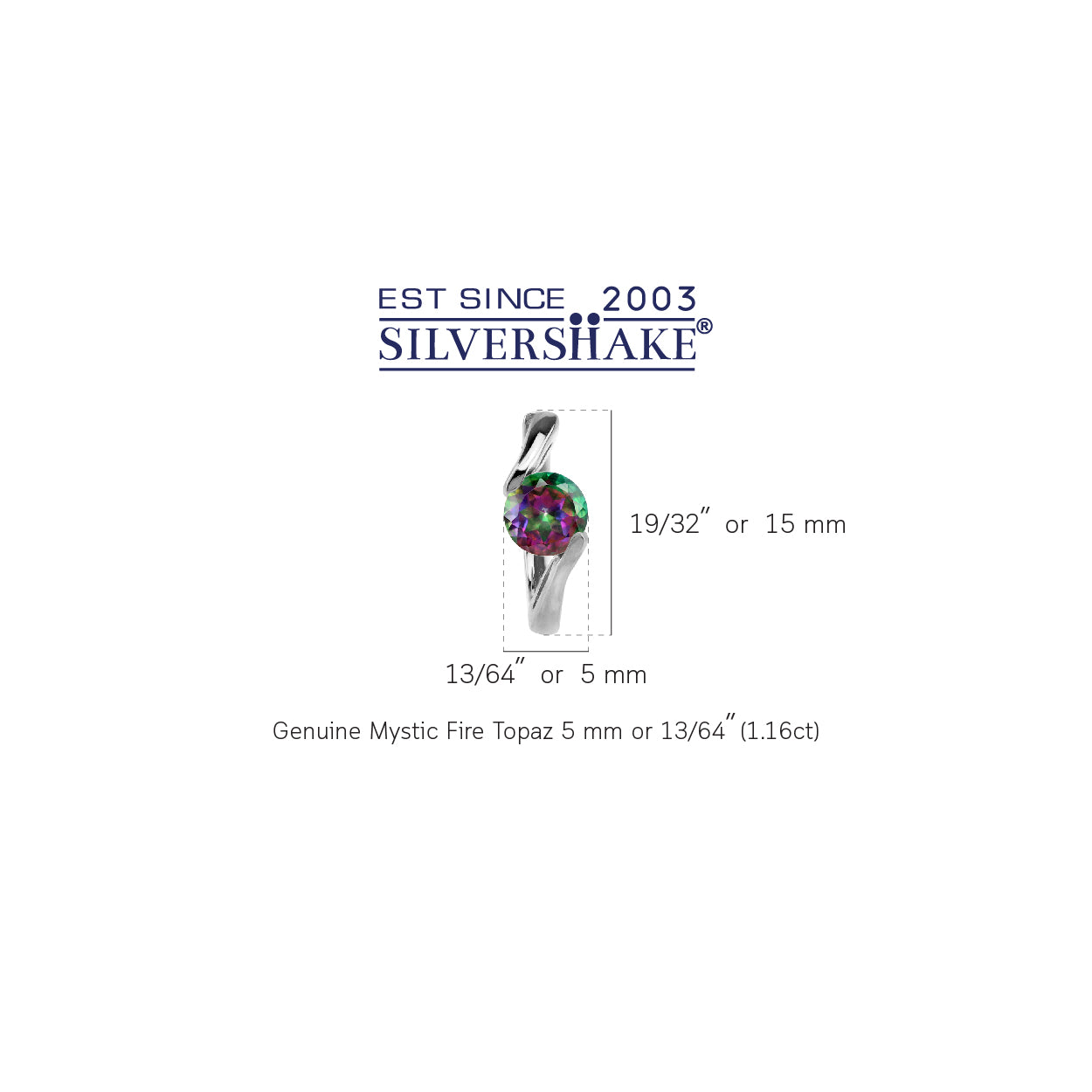 1.16ct. 5mm Round Shape Mystic Fire Topaz White Gold Plated 925 Sterling Silver Huggie Hoop Earrings - Silvershake-store