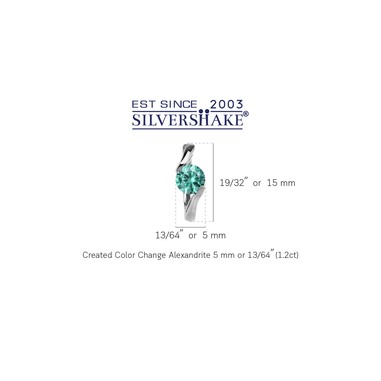 5mm Round Shape Created Color Change Alexandrite 925 Sterling Silver Huggie Hoop Earrings - Silvershake-store