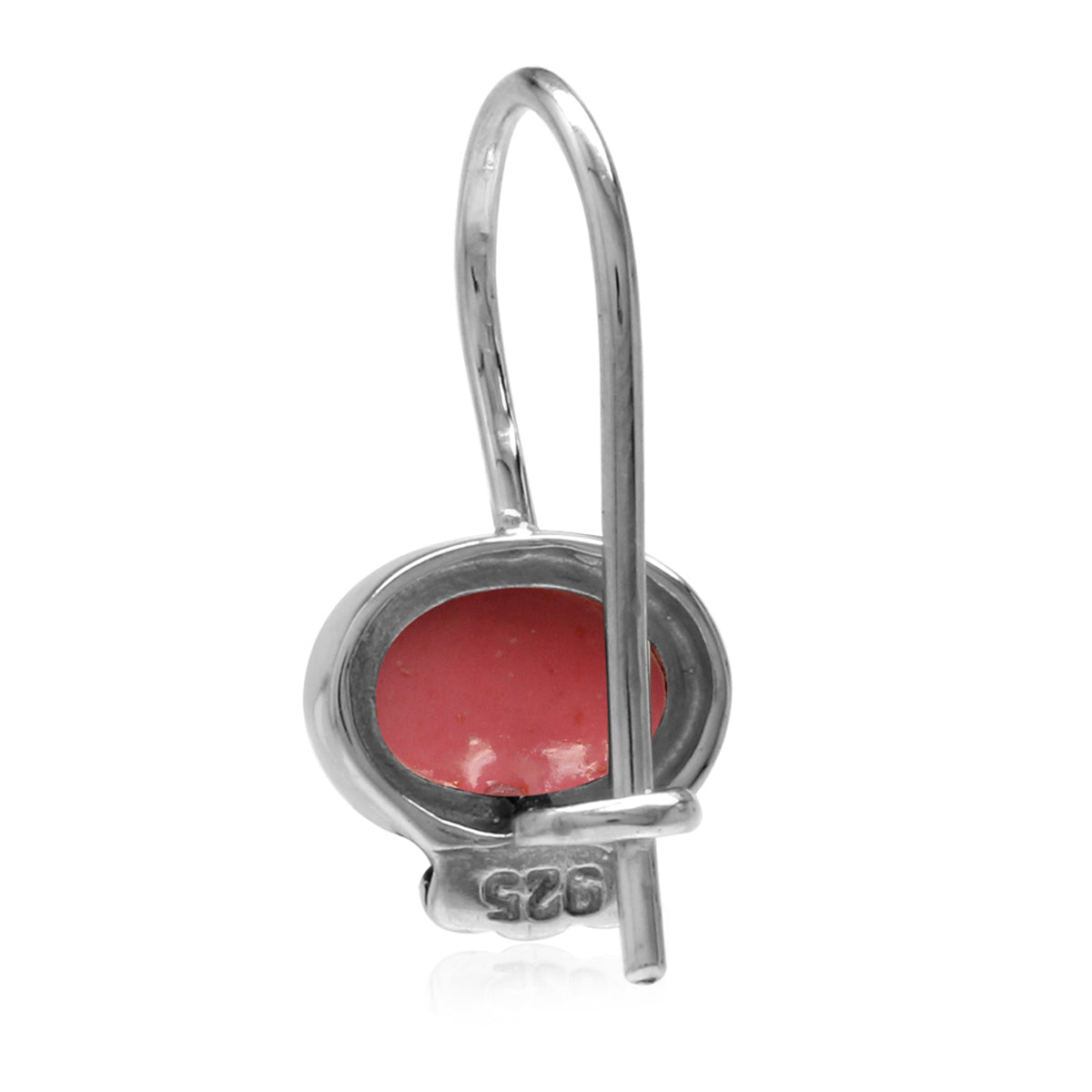 Pink Mother of Pearl Inlay 925 Sterling Silver Hook Closure Earrings Jewelry for Women and - Silvershake-store