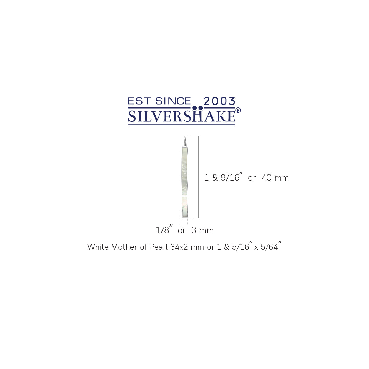 Long White Mother of Pearl Gold Plated 925 Sterling Silver Threader Earrings - Silvershake-store