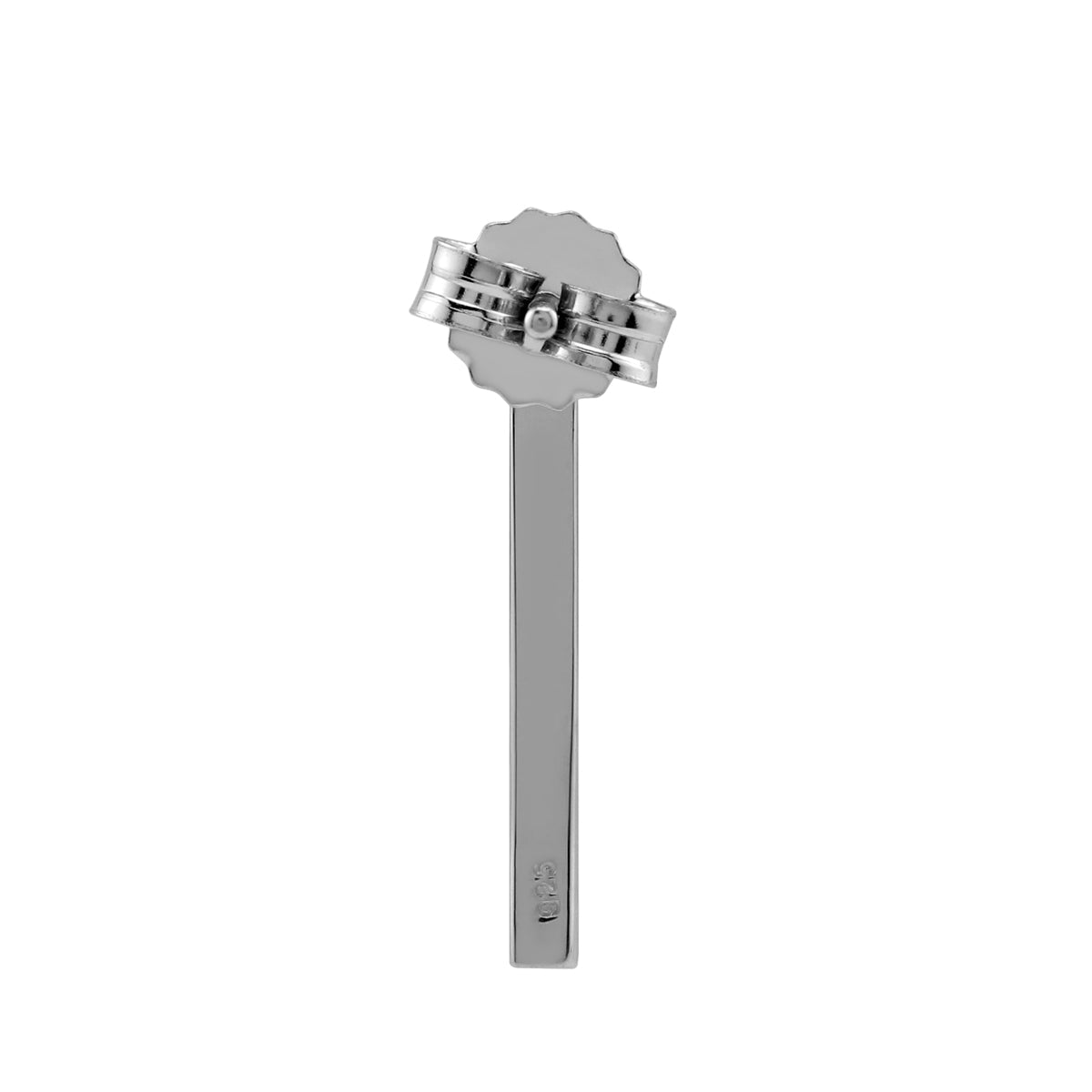 Silvershake 20MMx2MM White Gold Plated 925 Sterling Silver Minimalist Bar Stick Post Earrings Jewelry for Women Approx 0.8 inch long - Silvershake-store