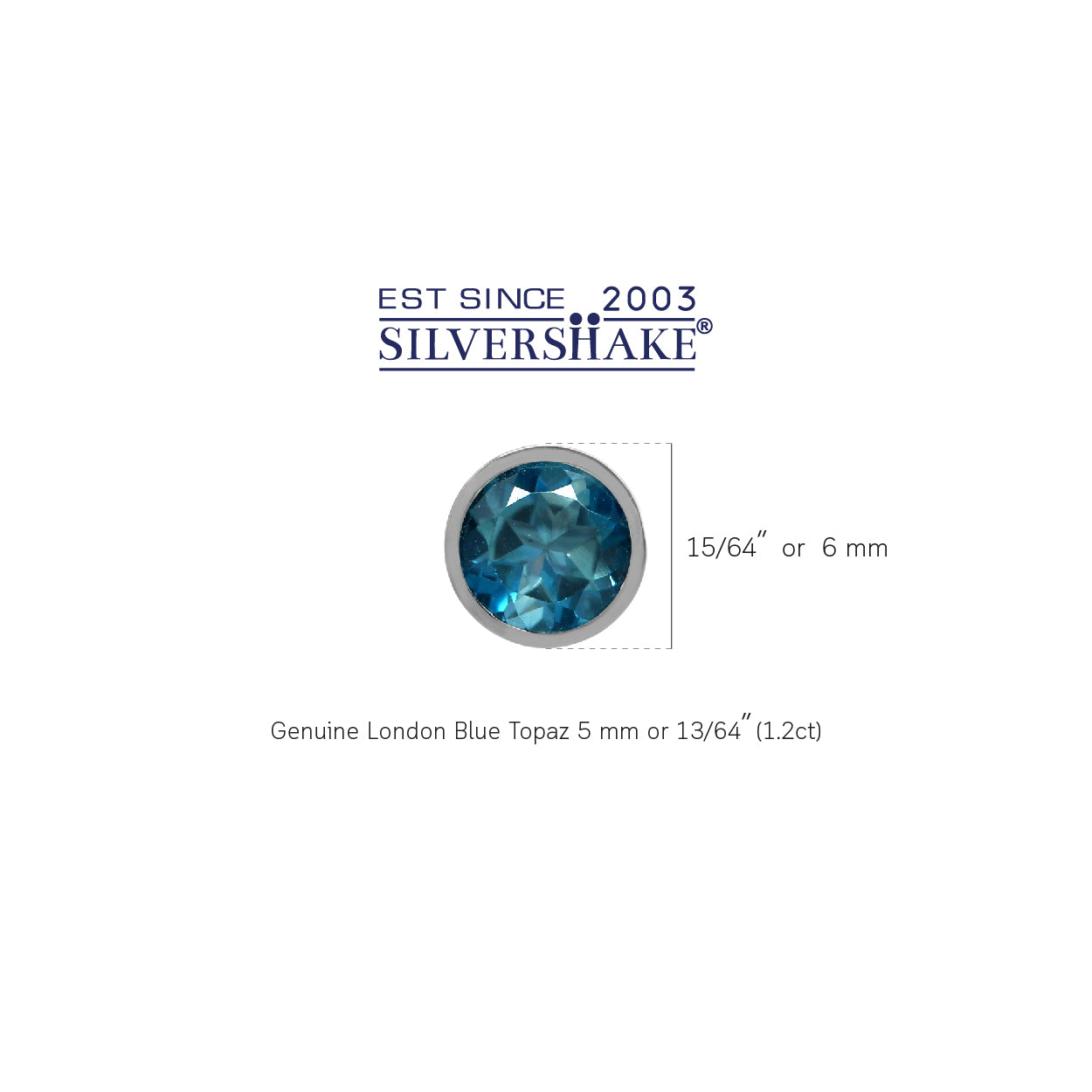 1.2ct. Petite Genuine London Blue Topaz White Gold Plated 925 Sterling Silver Filigree Stud Earrings