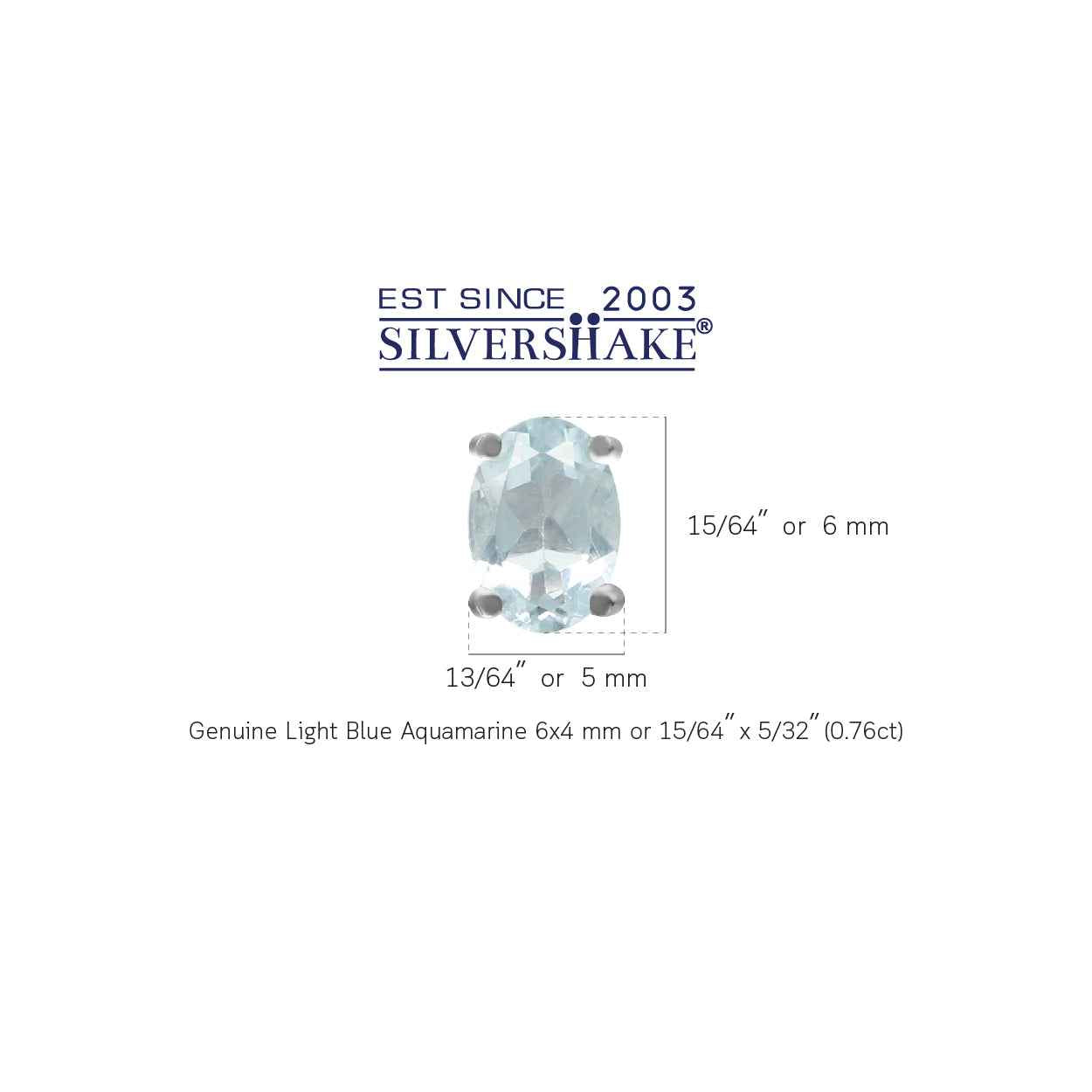 Petite Oval 6x4mm Very Light Blue Genuine Aquamarine 925 Sterling Silver Stud Earrings