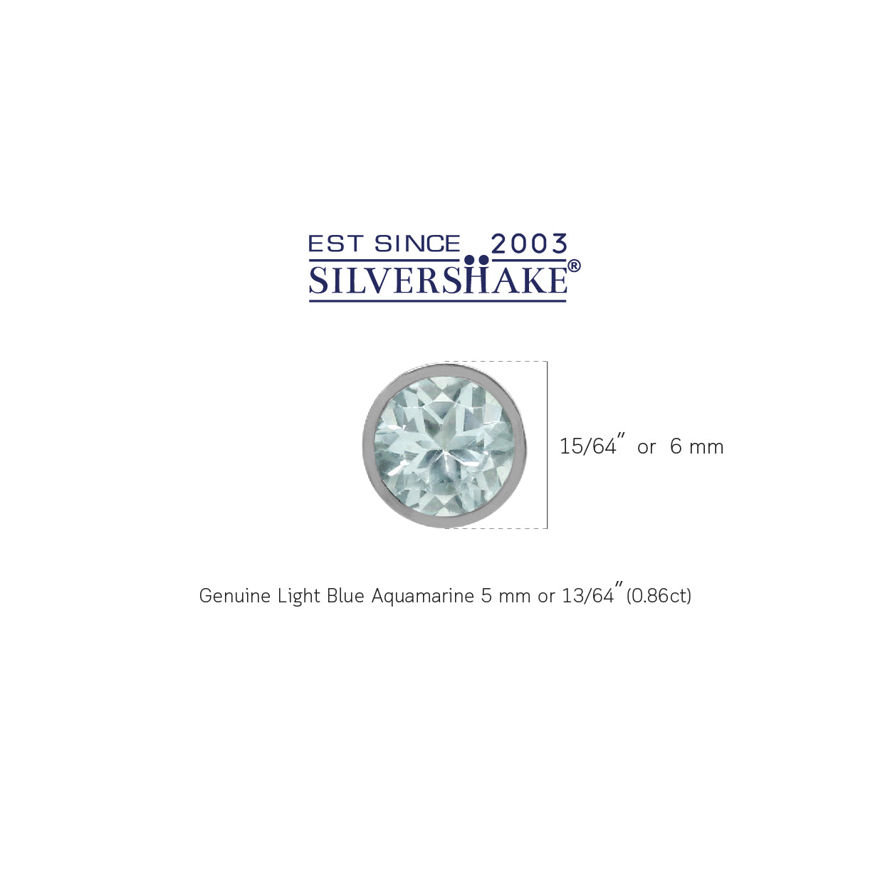 5MM Petite Genuine Light Blue Aquamarine 925 Sterling Silver Filigree Stud Earrings March Birthstone - Silvershake-store