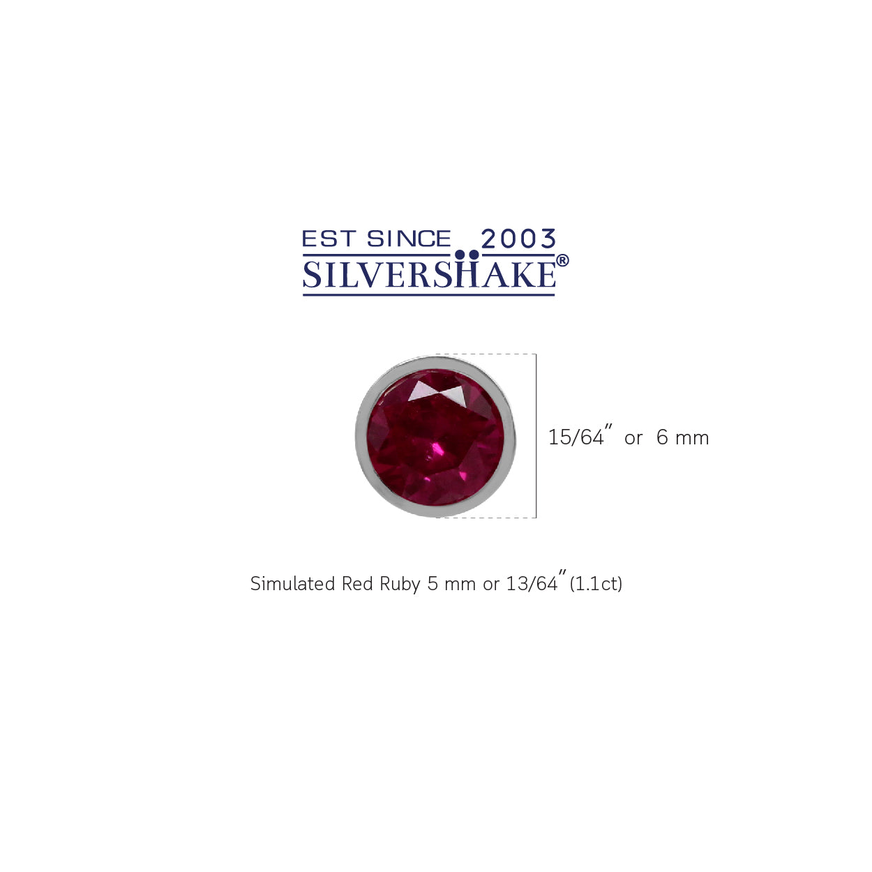 5MM Petite Simulated Red Ruby 925 Sterling Silver Filigree Stud Earrings July Birthstone - Silvershake-store