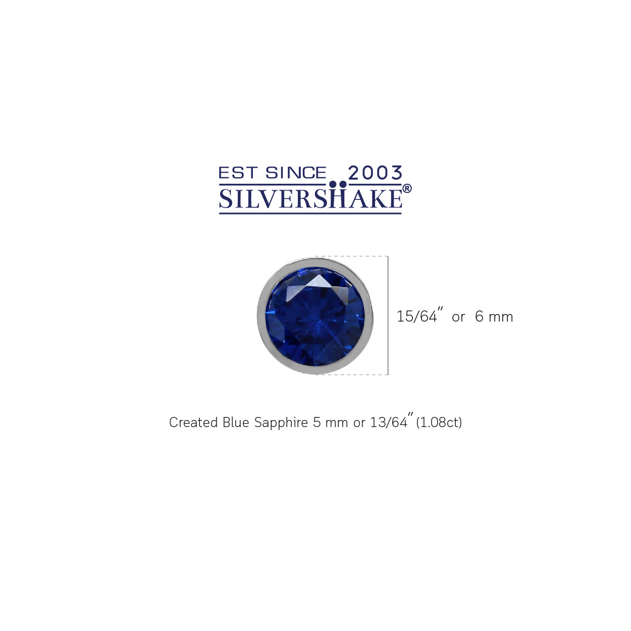 5MM Petite Created Blue Sapphire 925 Sterling Silver Filigree Stud Earrings September Birthstone - Silvershake-store