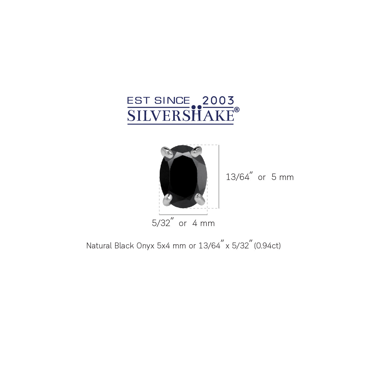 Petite 5X4mm Natural Oval Shape Black Onyx 925 Sterling Silver Stud Gemstone Earrings silvershake