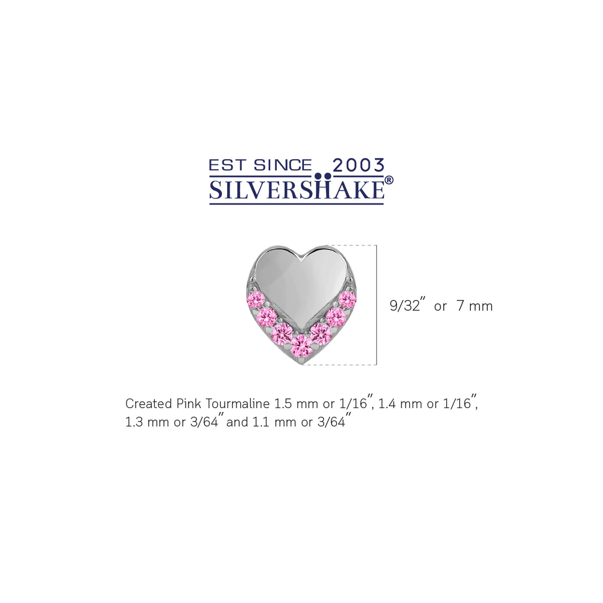 Petite Created Pink Tourmaline 925 Sterling Silver Minimalist Trendy Heart Casual Love Stud Earrings silvershake