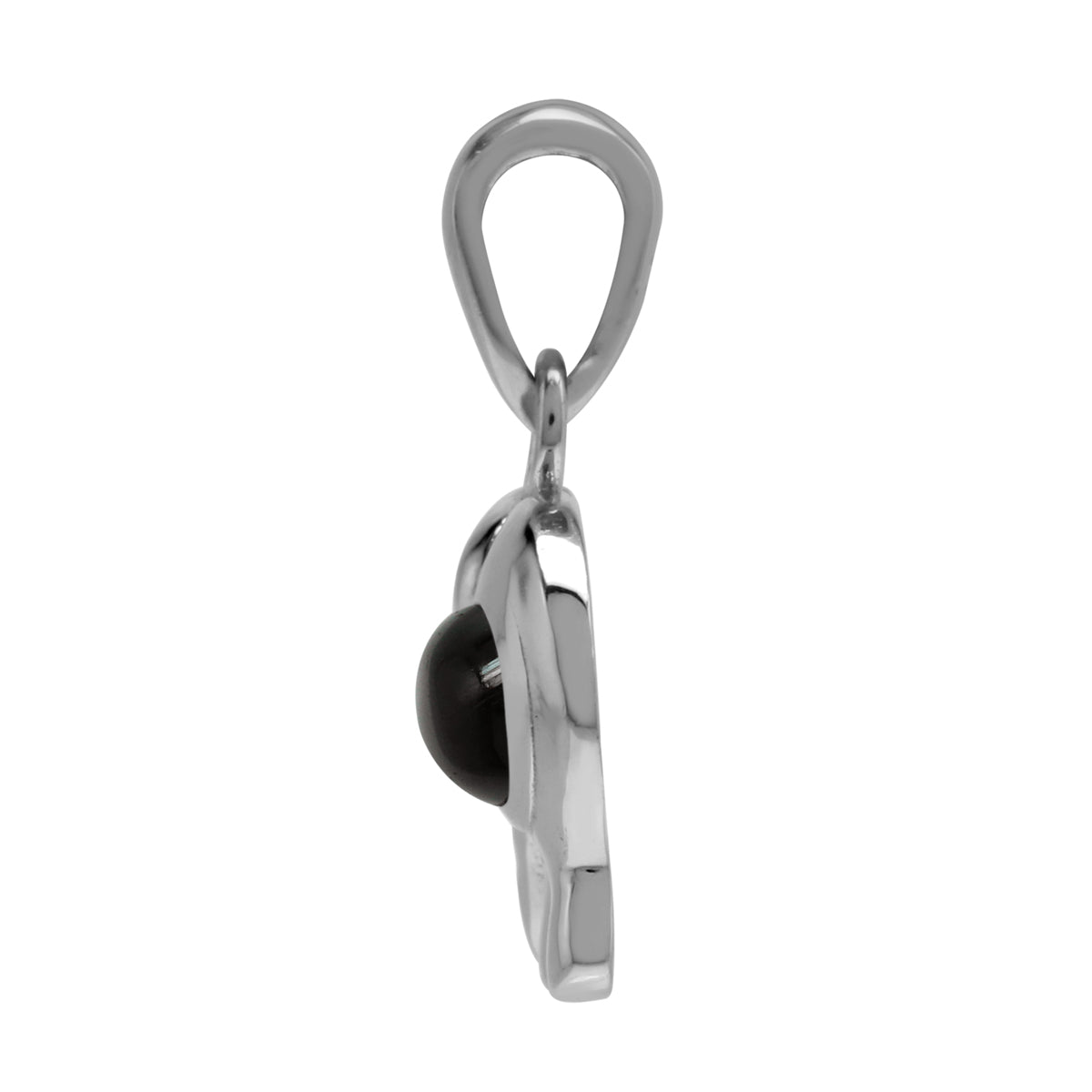 Silvershake Natural Red Garnet Stone 925 Sterling Silver Elephant Pendant - Silvershake-store