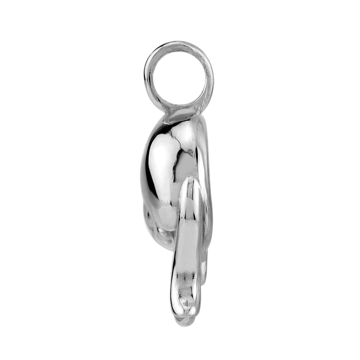 White Gold Plated 925 Sterling Silver Cat Pet Casual Charm Pendant