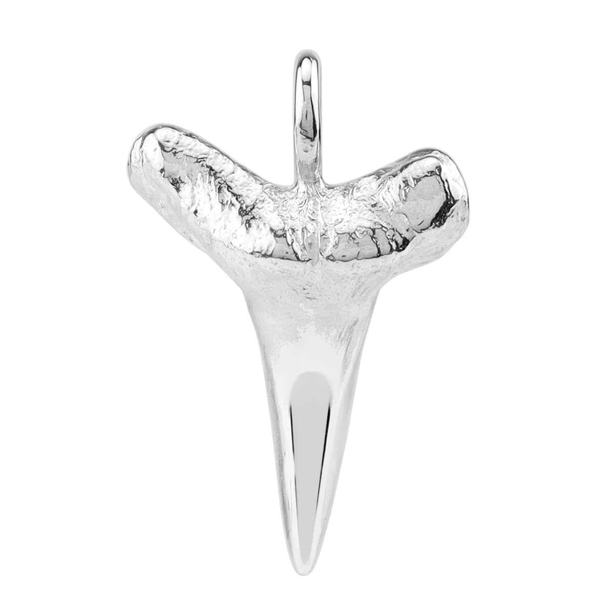925 Sterling Silver Fashion Lemon Shark Tooth Sealife Divers Casual Pendant