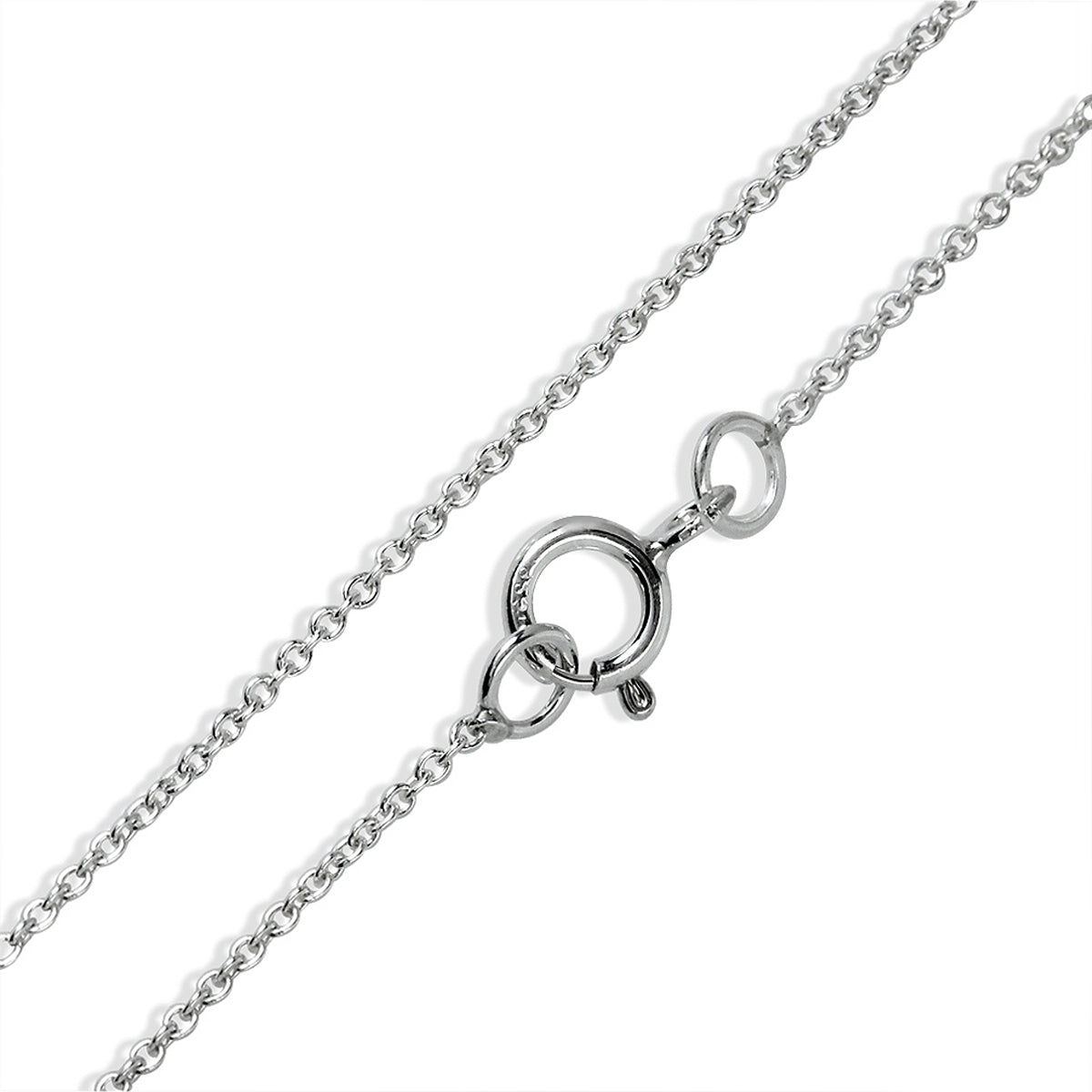 Petite 925 Sterling Silver HOPE Cancer Awareness Ribbon Pendant w/18 Inch Chain Necklace silvershake