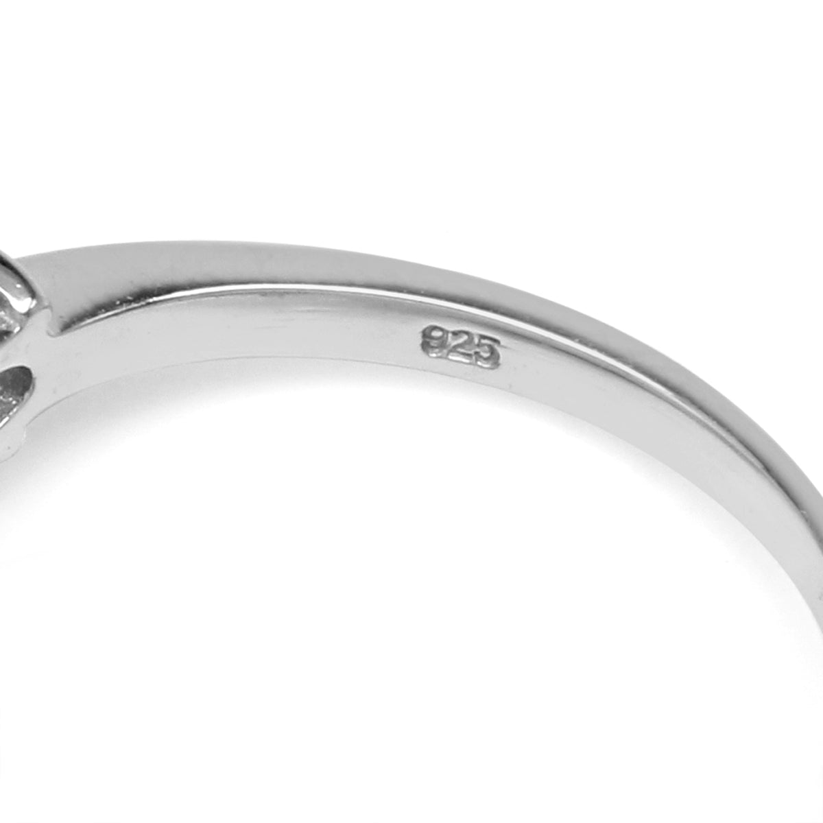 1.38ct. 3 Stone Natural Peridot and White Topaz 925 Sterling Silver Ring - Silvershake-store