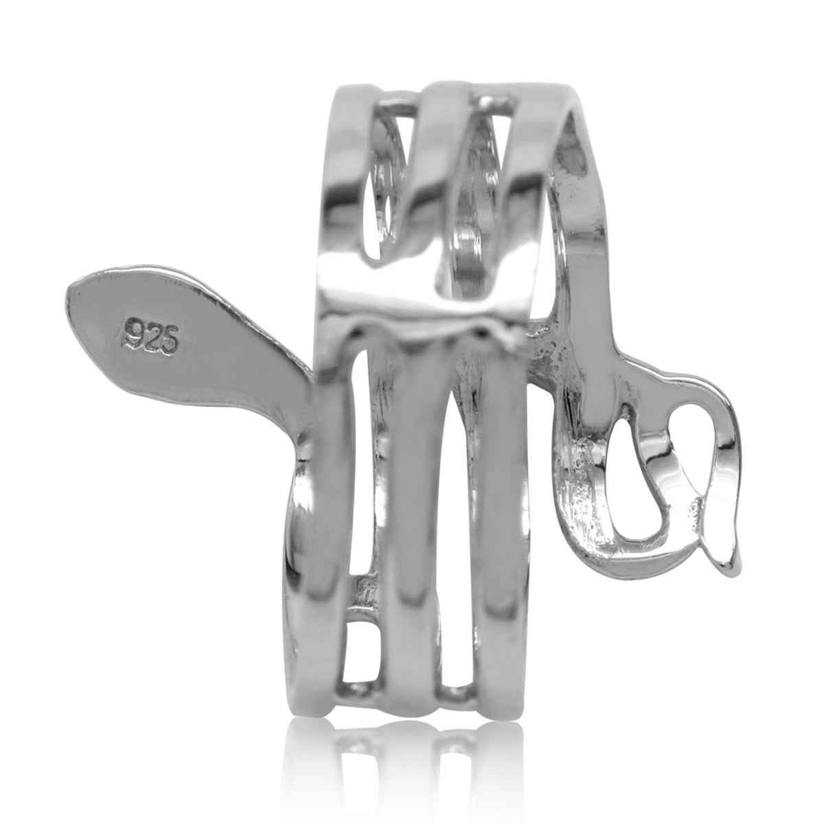 925 Sterling Silver Snake Wrap Ring