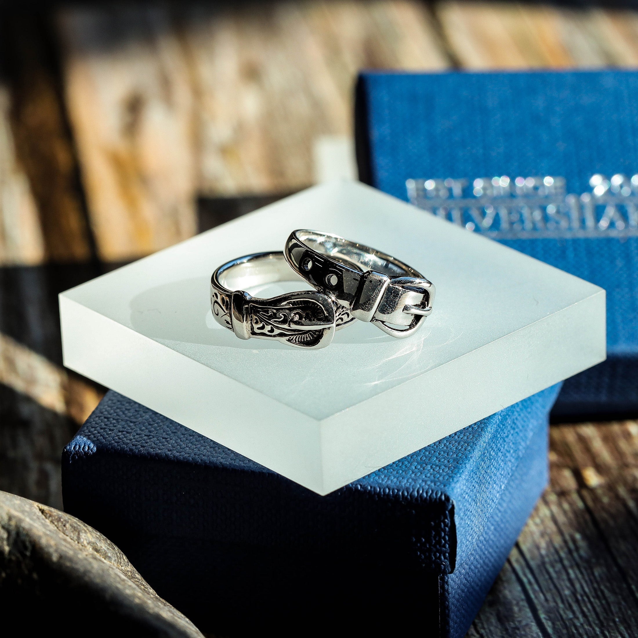 925 Sterling Silver Belt Buckle Ring - Silvershake-store