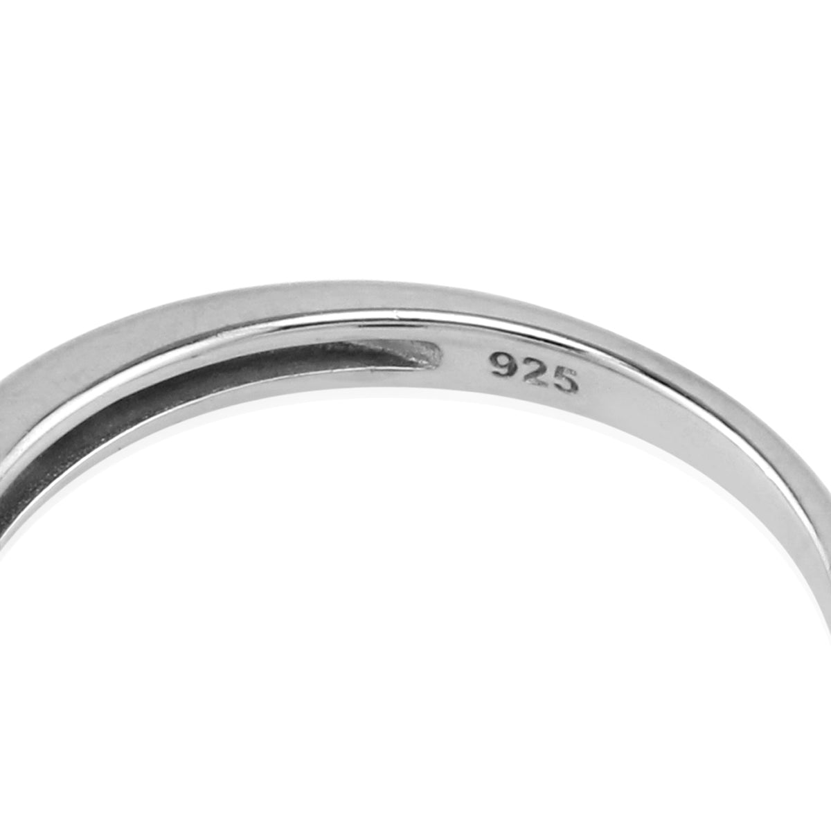 7X5mm Oval Shape Mystic Fire Topaz 925 Sterling Silver Engagement Ring - Silvershake-store