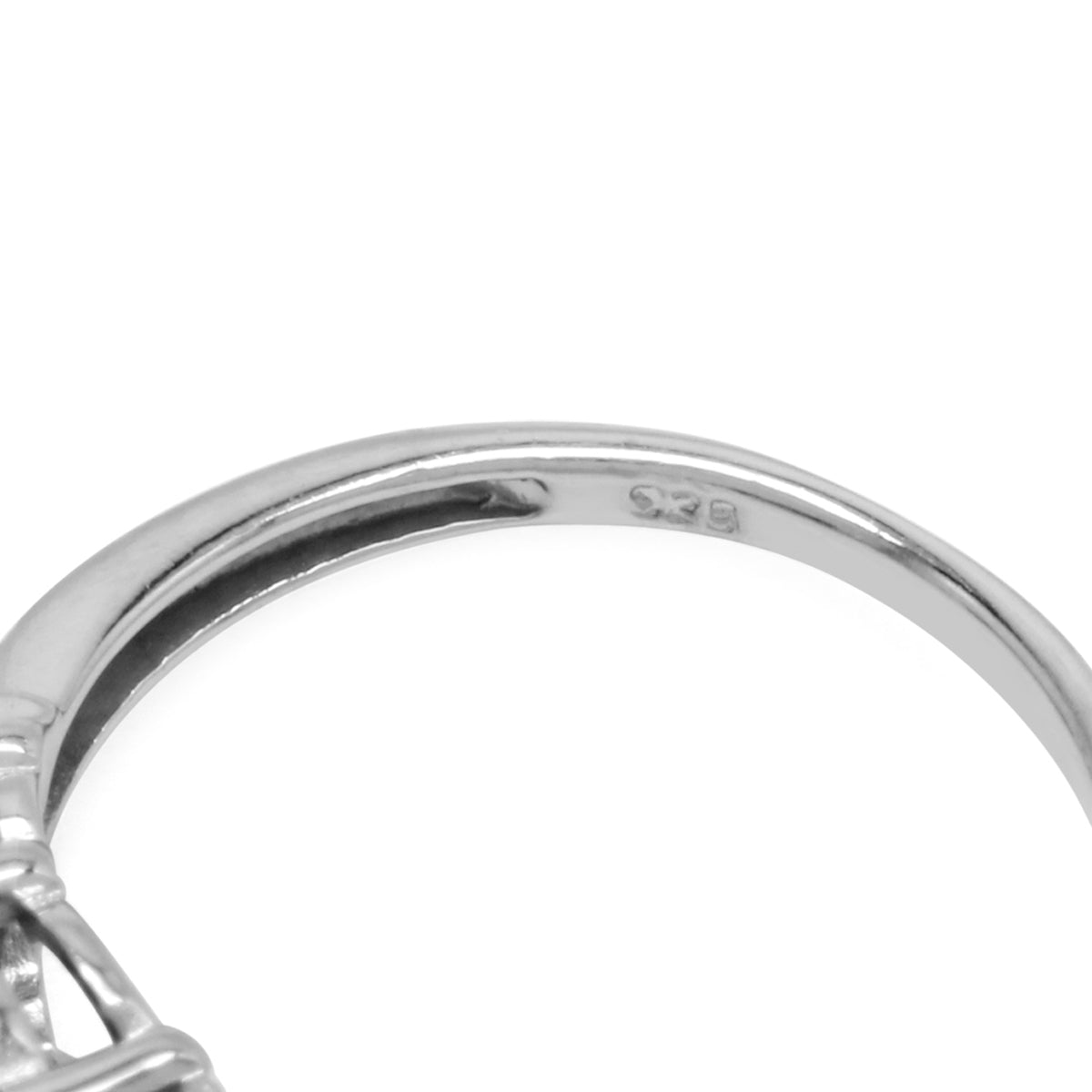 2.52ct. 3 Stone Natural Oval Shape Garnet and White Topaz 925 Sterling Silver Ring - Silvershake-store