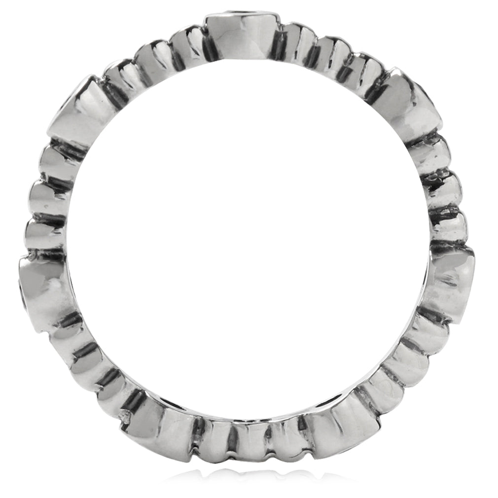 Natural Citrine 925 Sterling Silver Stack Stackable Ring - Silvershake-store