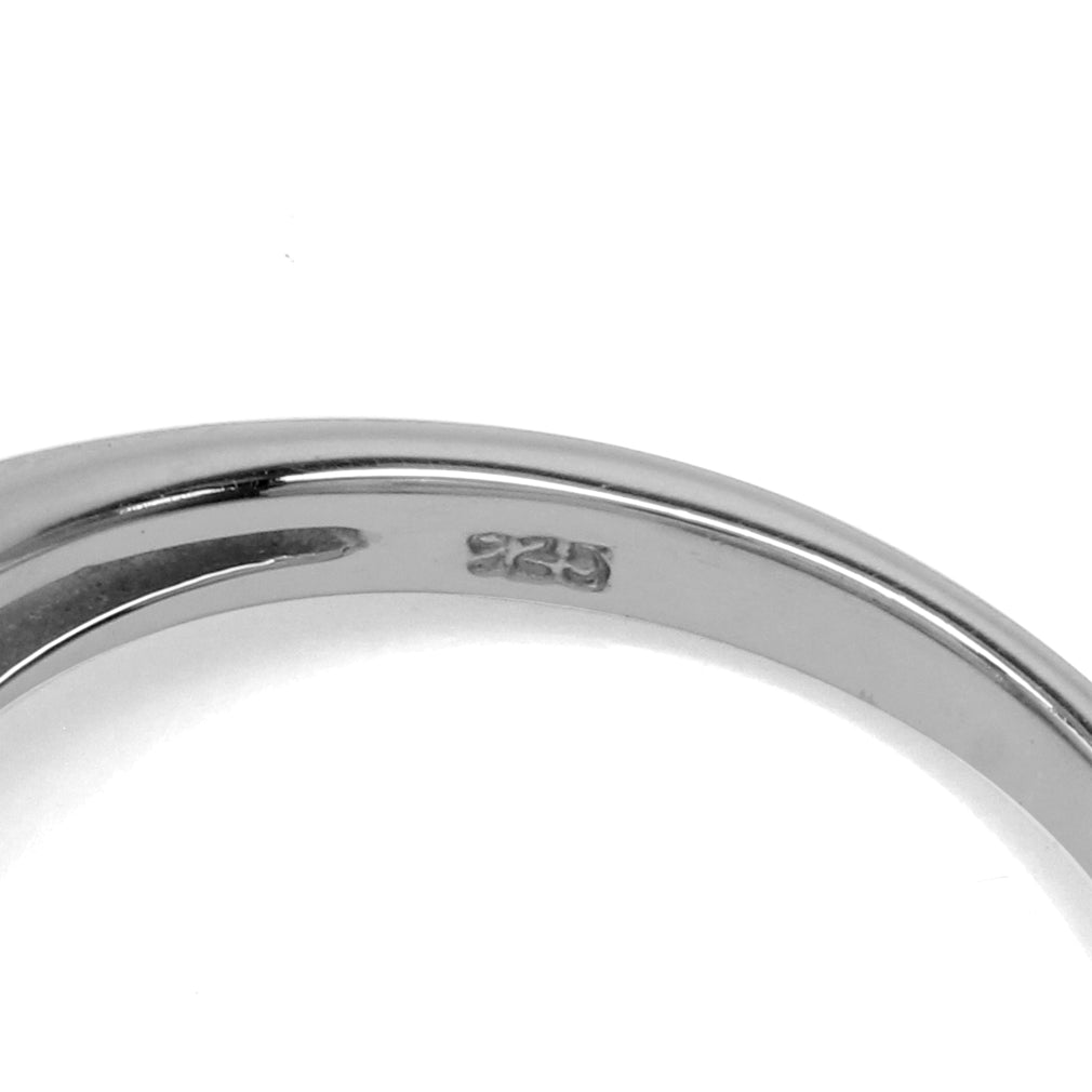 3.04ct. Mystic Fire Topaz 925 Sterling Silver Triquetra Celtic Knot Solitaire Ring - Silvershake-store