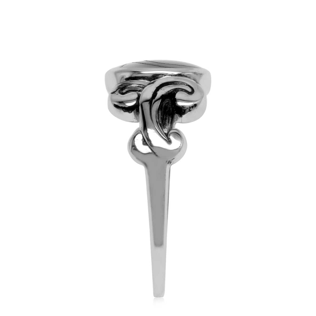 Abalone Paua Shell Inlay 925 Sterling Silver Victorian Style Ring - Silvershake-store