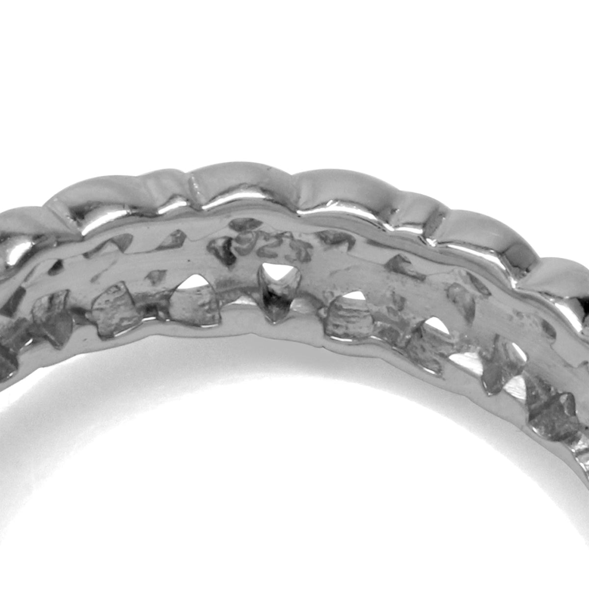 1.27 CTW 7MM Natural Trillion Shape Red Garnet White Gold Plated 925 Sterling Silver Triquetra Celtic Knot Eternity Ring January Gemstone Birthstone