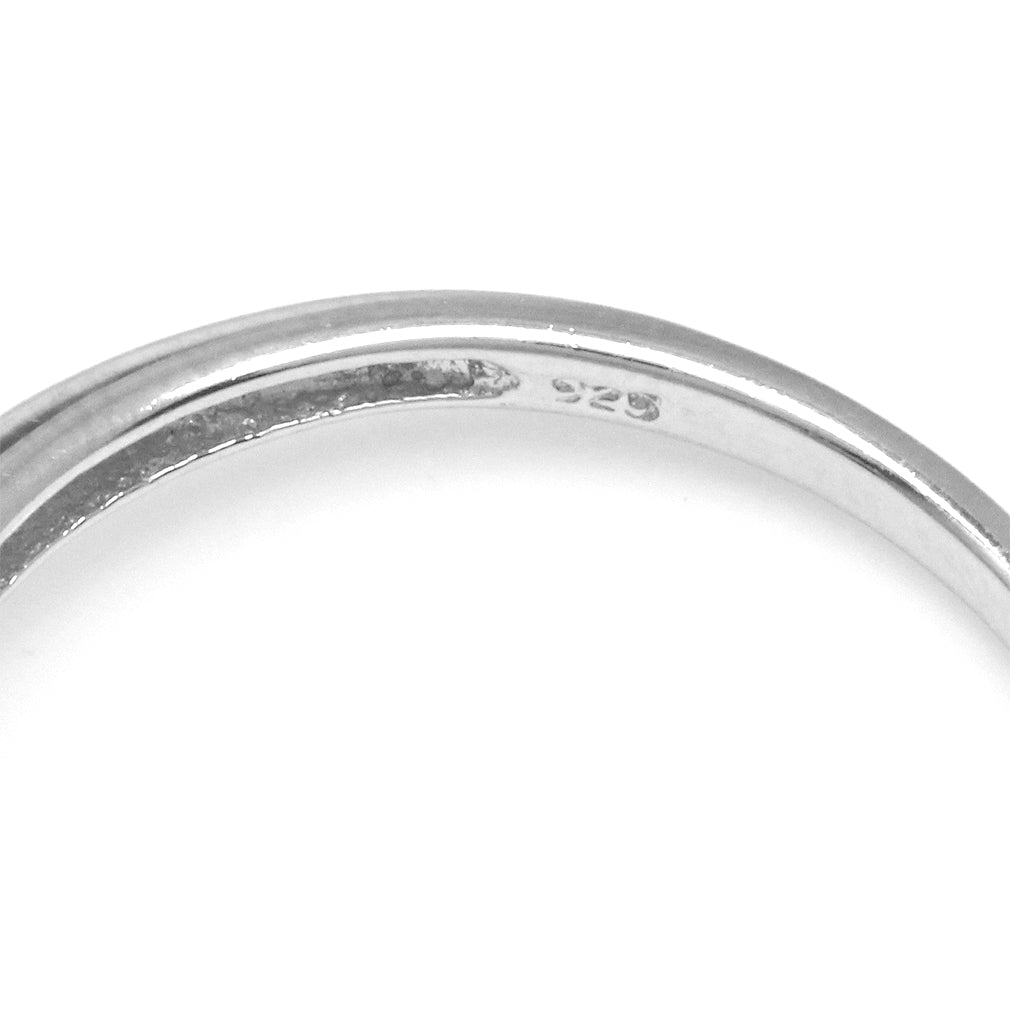 2.05ct. Natural Garnet and White Topaz 925 Sterling Silver Engagement Ring - Silvershake-store