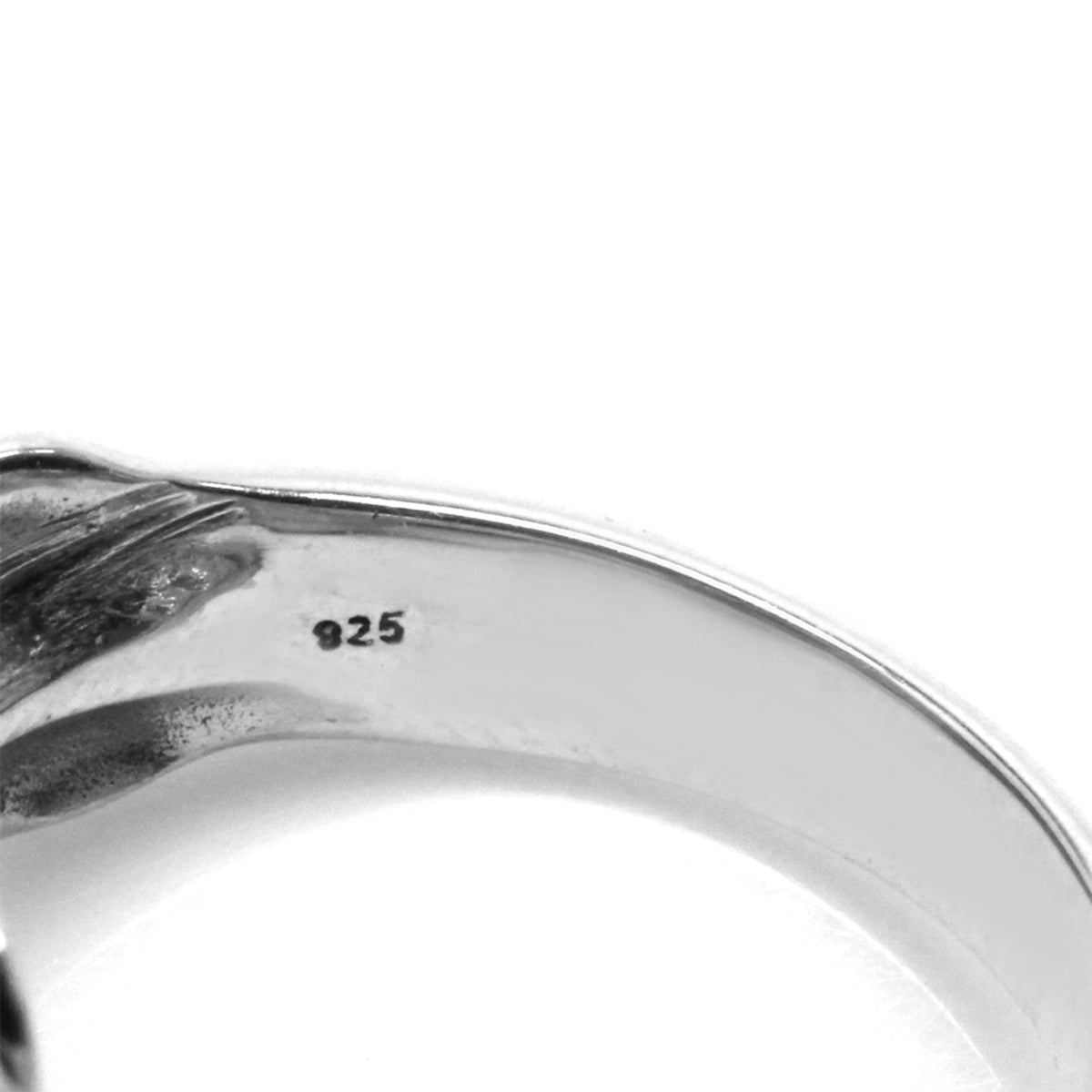 1.36ct. Natural Garnet 925 Sterling Silver Lotus Leaf and Frog Ring