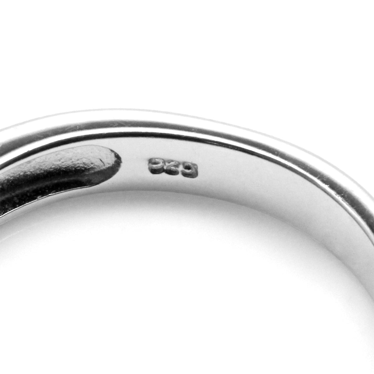 Natural Black Spinel & White Topaz Gold Plated 925 Sterling Silver Journey Ring silvershake