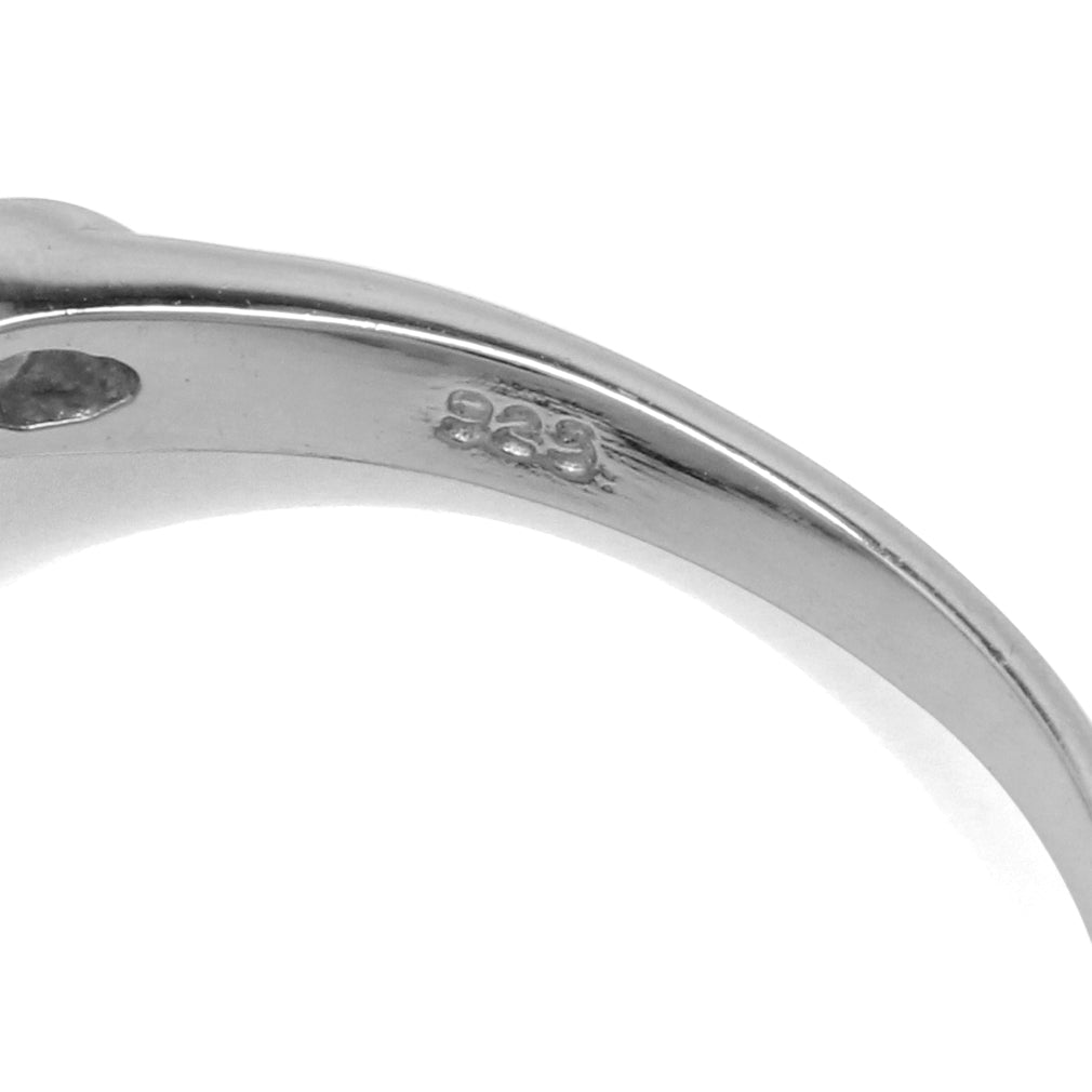 Genuine London Blue Topaz White Gold Plated 925 Sterling Silver Engagement Ring - Silvershake-store