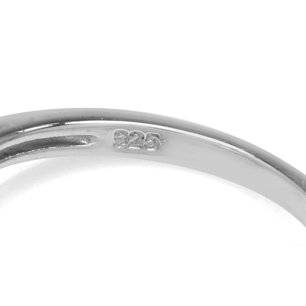 7mm Cultured Freshwater White Pearl 925 Sterling Silver Flower Ring - Silvershake-store