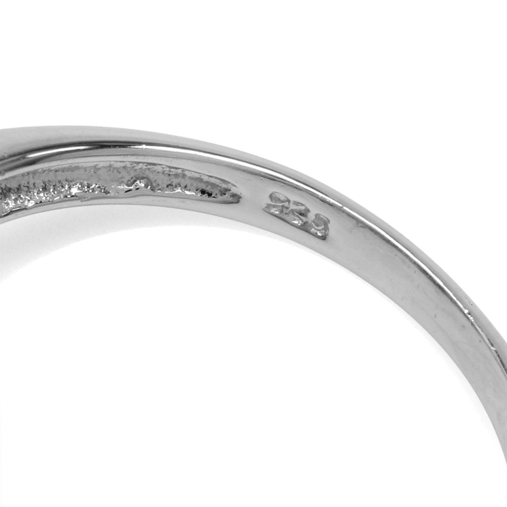 Natural Emerald Green Agate and Peridot White Gold Plated 925 Sterling Silver Flower Cluster Ring - Silvershake-store