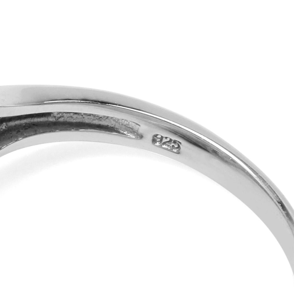 3.11ct. Natural Garnet White Gold Plated 925 Sterling Silver Cluster Ring - Silvershake-store