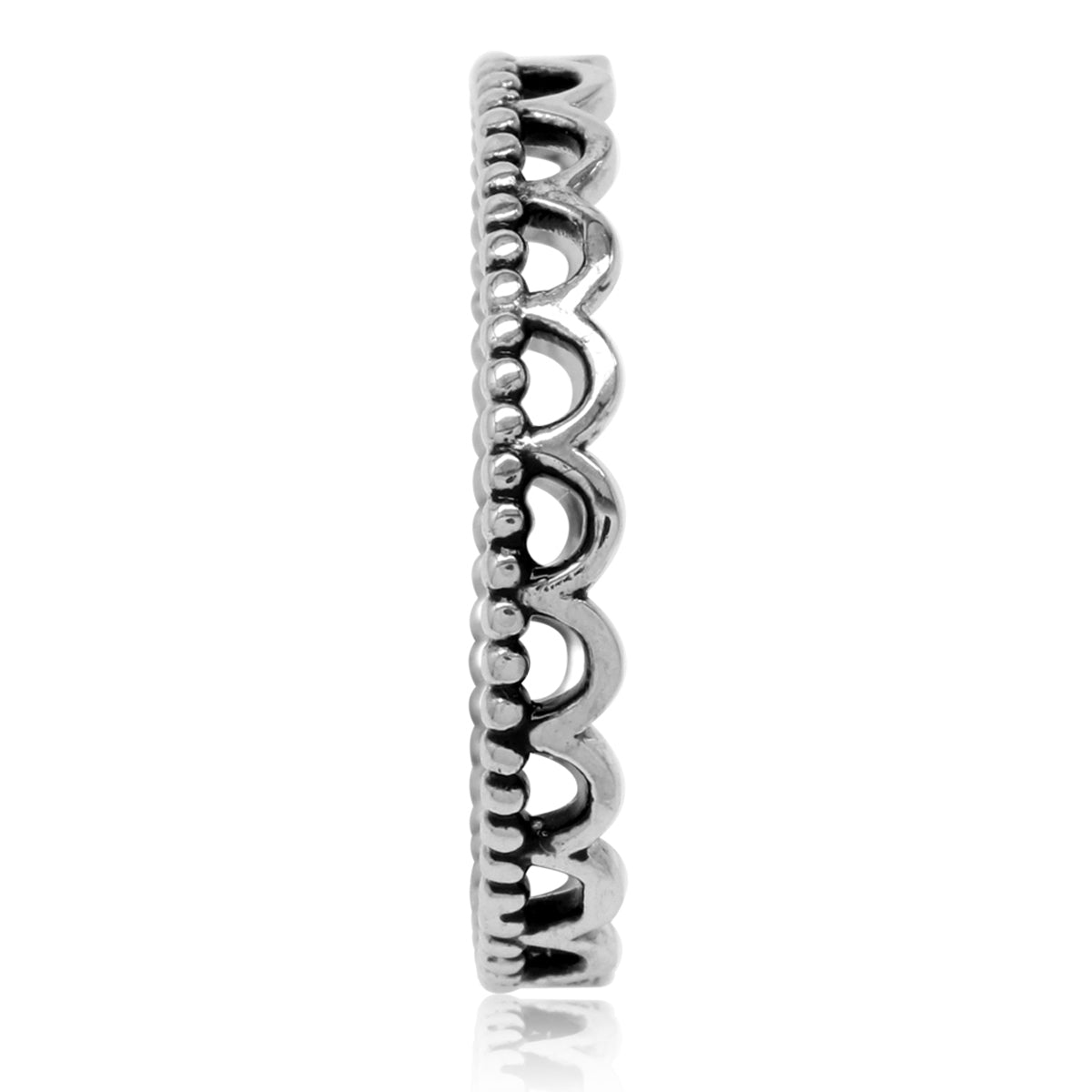 925 Sterling Silver Eternity Band Stack/Stackable Ring silvershake