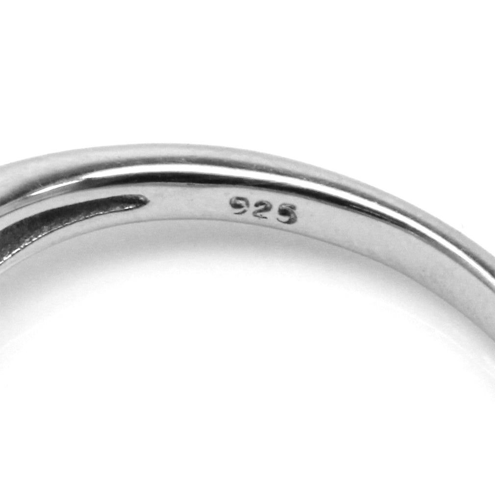 7mm Natural Round Shape Black Onyx White Gold Plated 925 Sterling Silver Celtic Knot Solitaire Ring - Silvershake-store