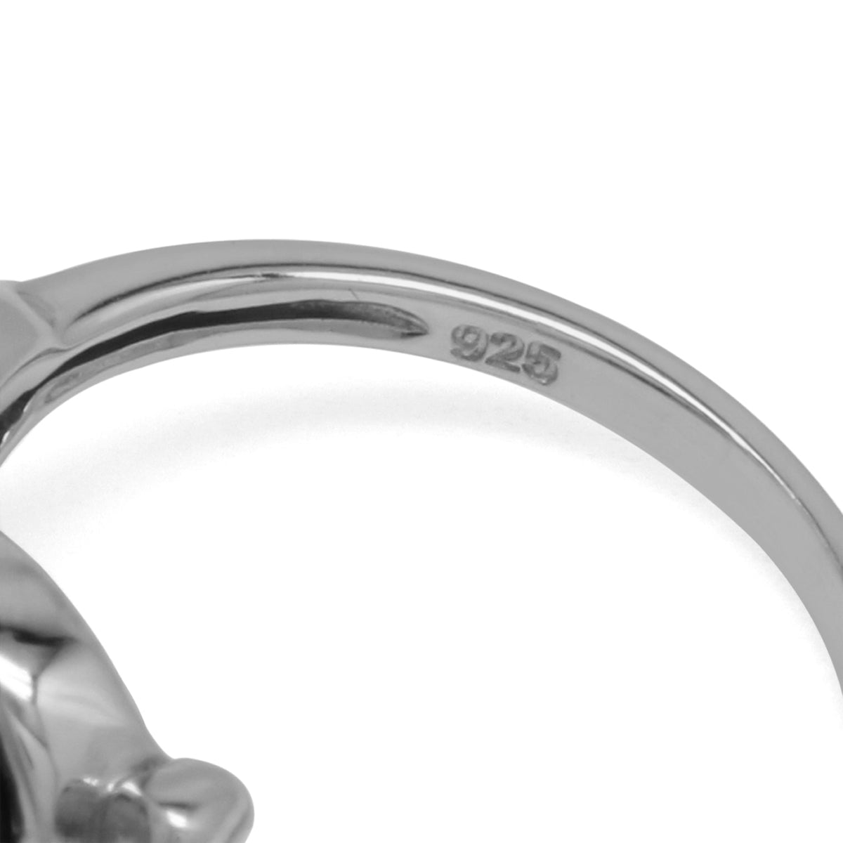 Genuine Rainbow Moonstone 925 Sterling Silver Victorian Inspired Casual Ring