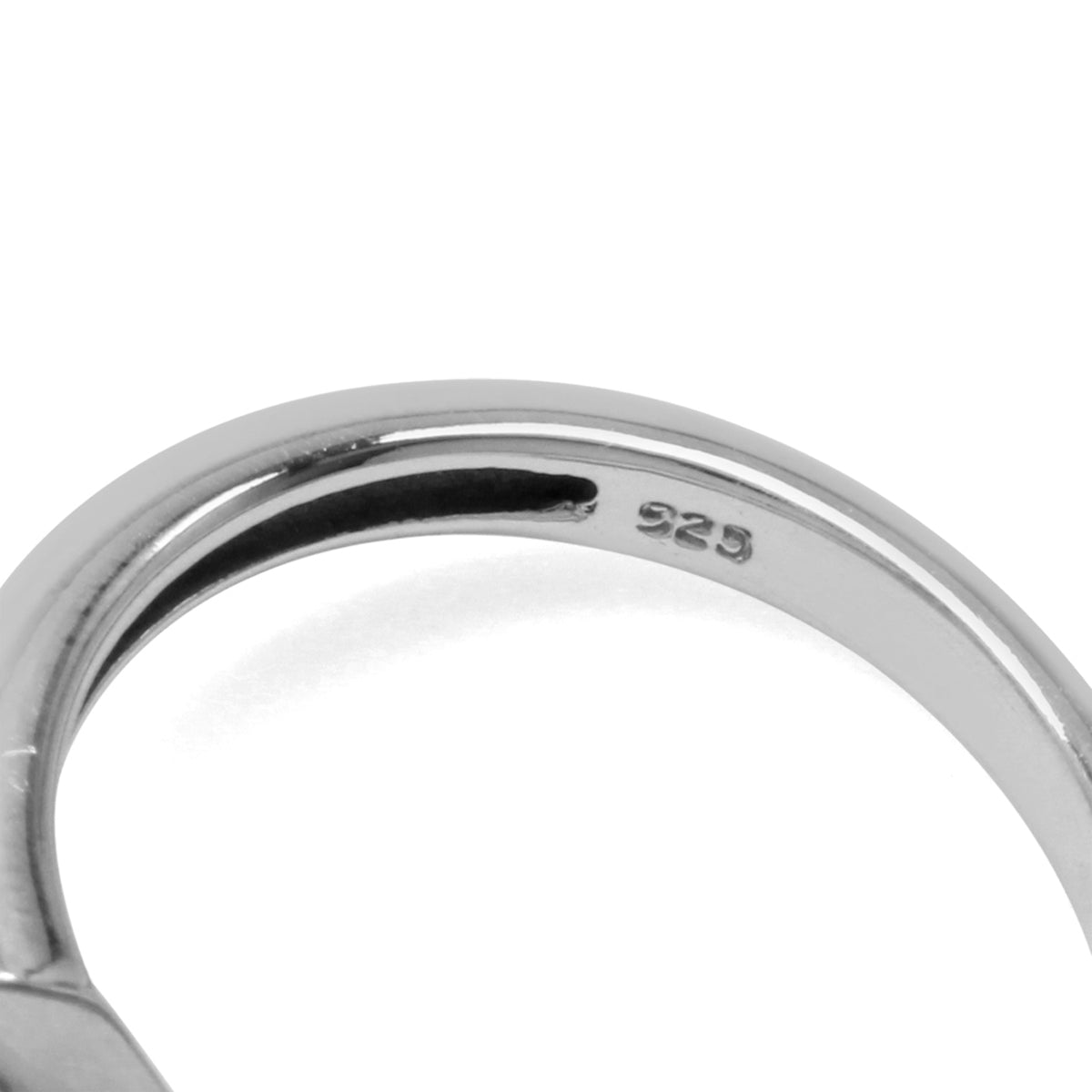 Cushion Cut White Cubic Zirconia 925 Sterling Silver Stack Stackable Solitaire Ring - Silvershake-store