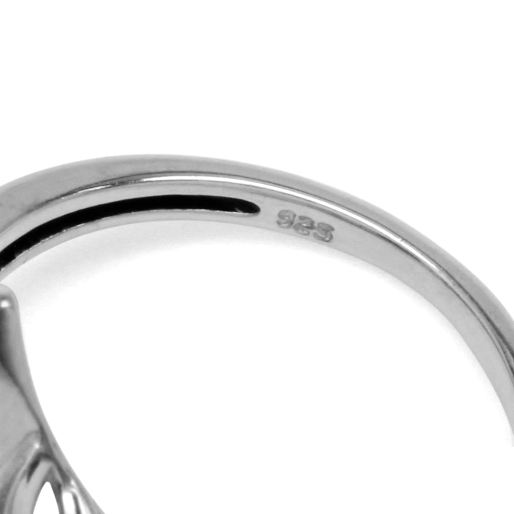 14x7MM Natural Marquise Shape Black Onyx 925 Sterling Silver Filigree Ring - Silvershake-store