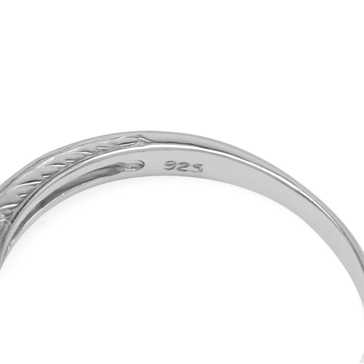 Created Green Emerald 925 Sterling Silver 3-Stone Anniversary Engagement Ring for Women - Silvershake-store