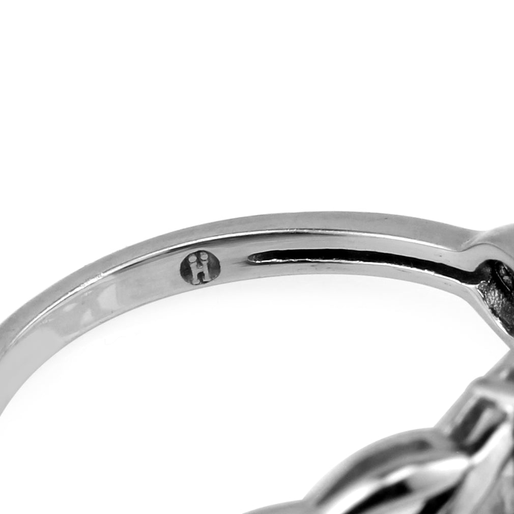 Created Blue Sapphire Gemstone 925 Sterling Silver Celtic Knot Weave Solitaire Ring Jewelry September Birthstone - Silvershake-store