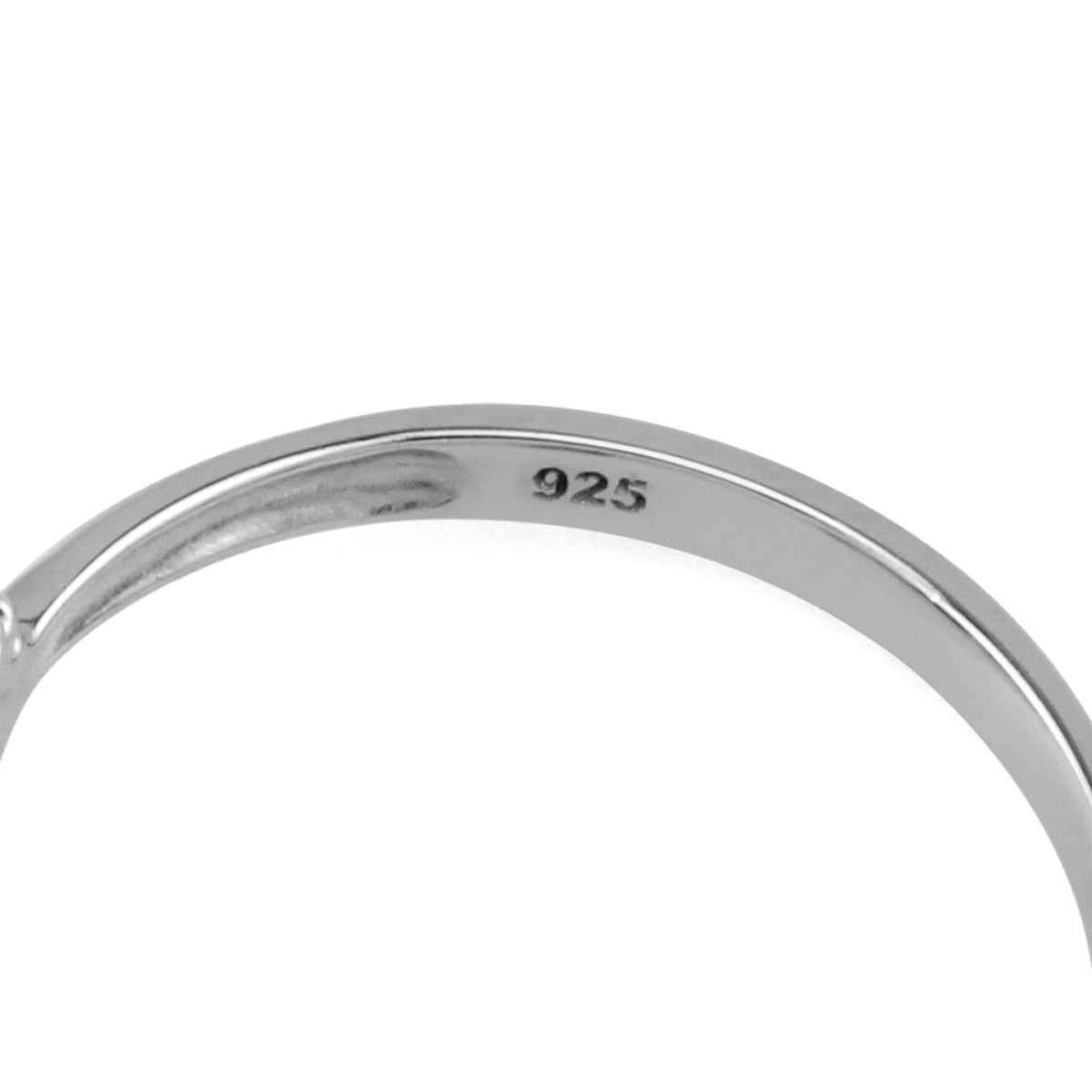 Petite 7X5mm Created Oval Shape Pink Tourmaline White Gold Plated 925 Sterling Silver Flower Cluster Engagement and Promise Ring October Gemstone Birthstone - Silvershake-store