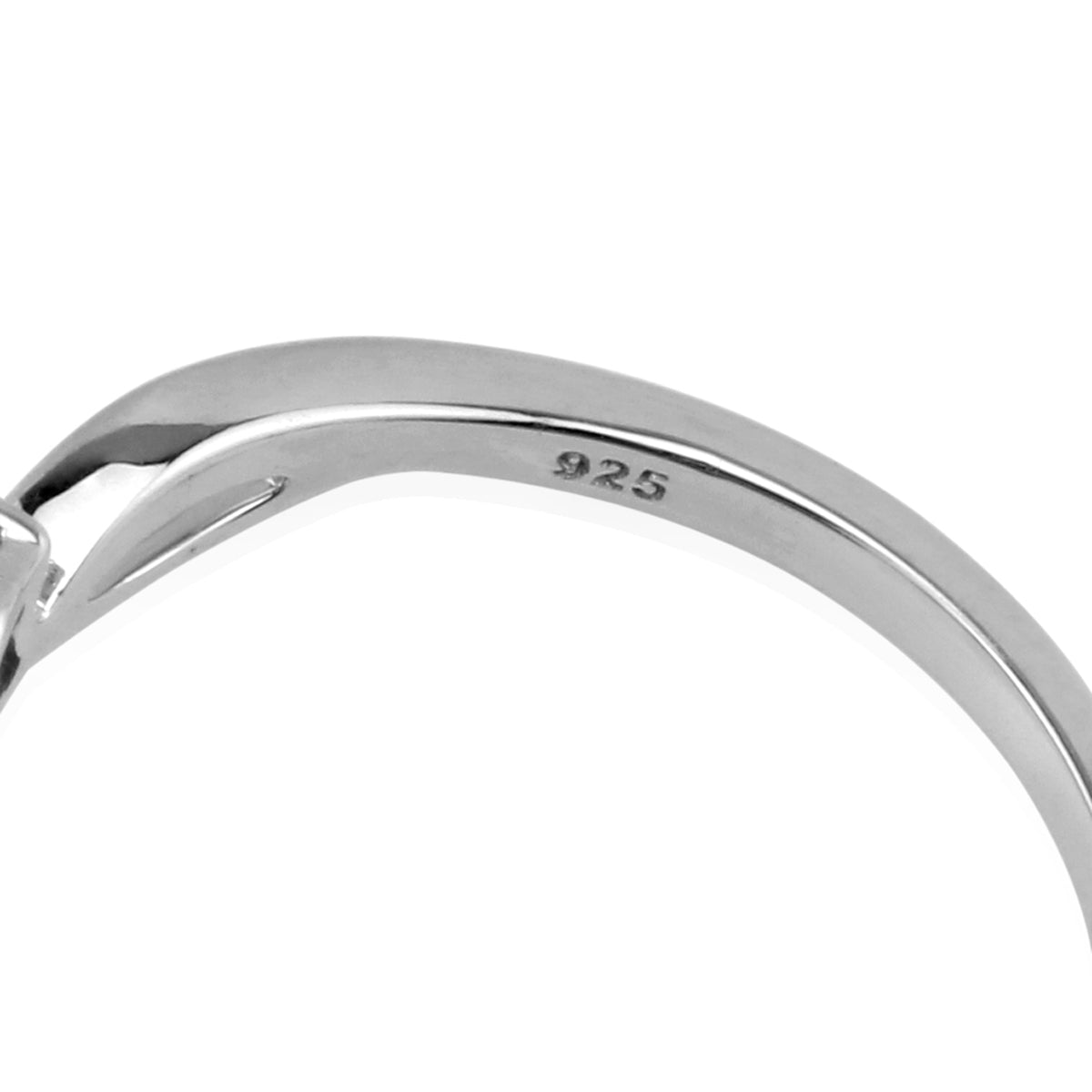 7X5mm Created Oval Shape Blue Sapphire White Gold Plated 925 Sterling Silver Engagement Ring September Gemstone Birthstone - Silvershake-store