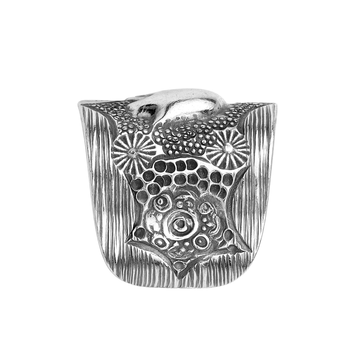 Handmade 925 Sterling Silver Elephant Animal Vintage Inspired Tribal Wrap Adjustable Ring Jewelry for Women - Silvershake-store
