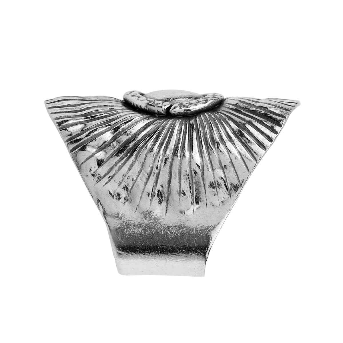 Handmade 925 Sterling Silver Sun / Evil Eye Vintage Inspired Tribal Wrap Adjustable Ring