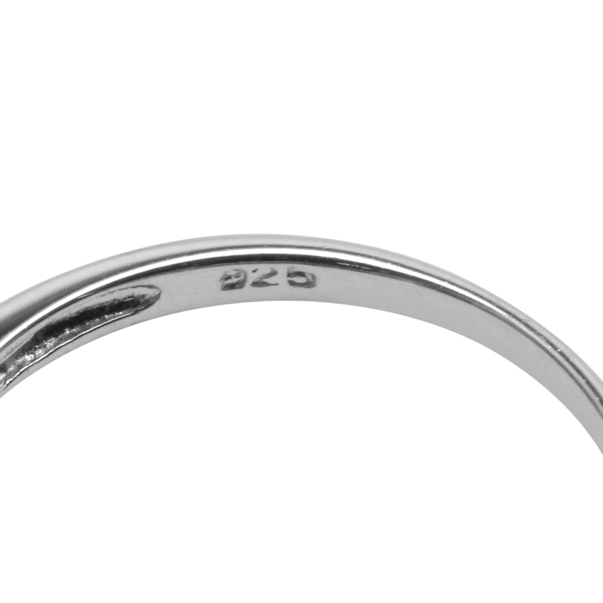 7X5mm Natural Octagon Shape Green Chrome Diopside White Gold Plated 925 Sterling Silver Engagement Gemstone Ring - Silvershake-store