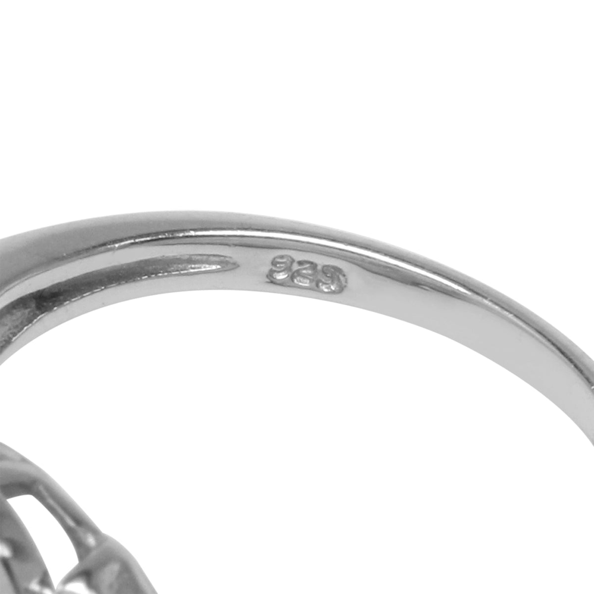 1.25 CTW 8X6mm Natural Oval Shape Green Chrome Diopside White Gold Plated 925 Sterling Silver Triquetra Trinity Celtic Knot Gemstone Ring Jewelry for Women - Silvershake-store